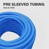 Everflow HDPE Corrugated Pre-Sleeved Insulated PEX-A tubing 3/4''x 300 Ft. Blue ZPSPC56522